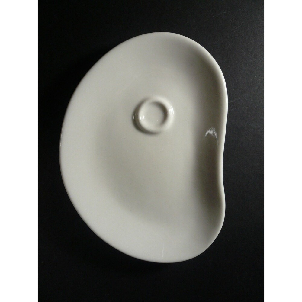 Starbucks At Home Collection 2004 Kidney Shape Plate Snack Lunch Dessert